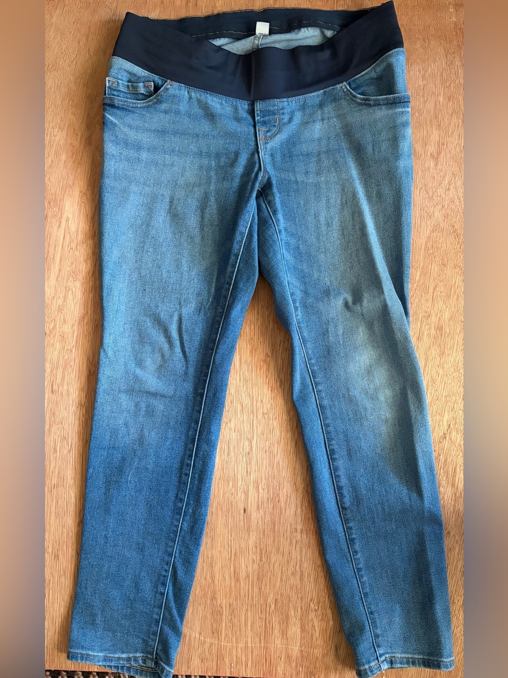 Old Navy Maternity Skinny Jeans Medium Wash Denim